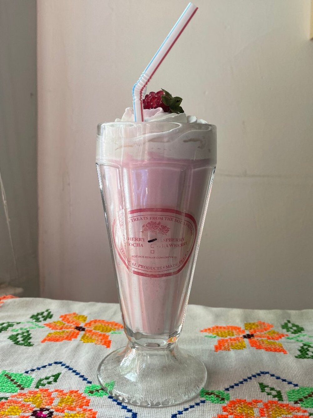 Vintage Scented Raspberry Milkshake